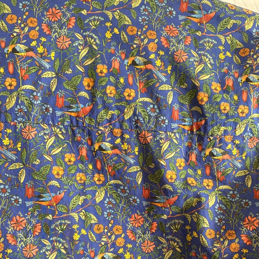J. Crew Blue Floral Liberty Fabric Button-Up - Picture 6 of 6